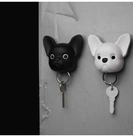 Ключниця настінна Frenchy Dog Qualy (чорна)