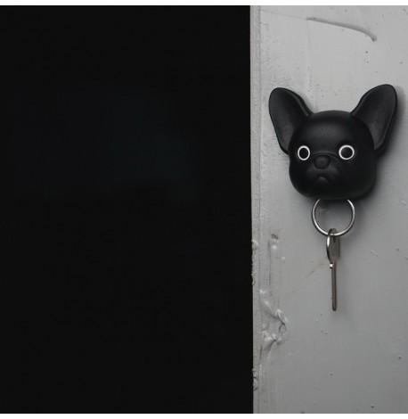 Ключниця настінна Frenchy Dog Qualy (чорна)