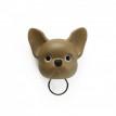 Ключница настенная Frenchy Dog Qualy (коричневая)