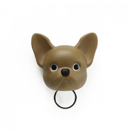 Ключница настенная Frenchy Dog Qualy (коричневая)