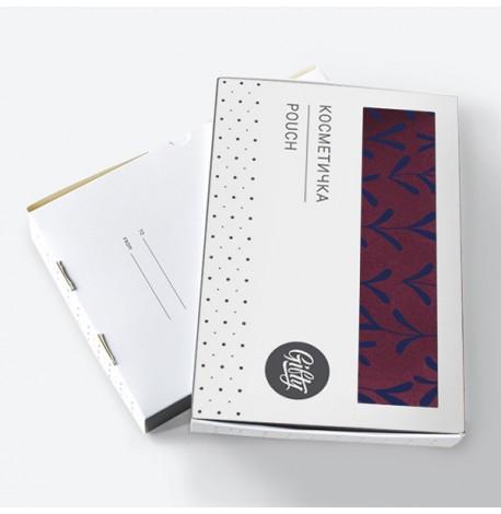 Косметичка Blue Leaves