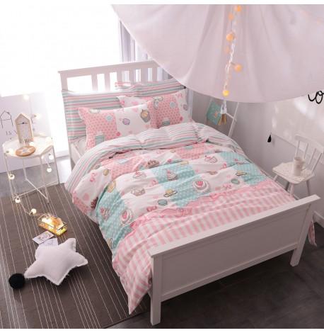 Полуторный комплект постельного белья Sweets (хлопок)