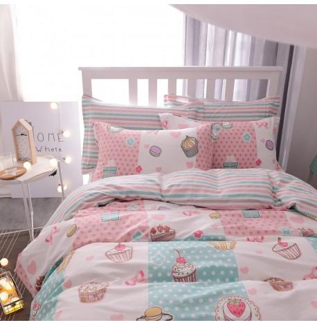 Полуторный комплект постельного белья Sweets (хлопок)