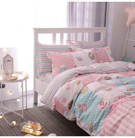 Полуторный комплект постельного белья Sweets (хлопок)