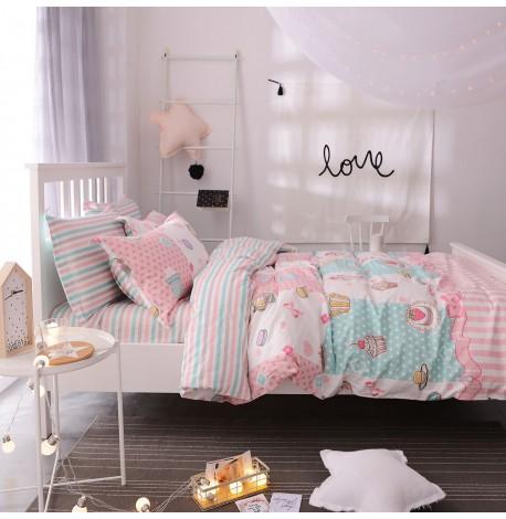 Полуторный комплект постельного белья Sweets (хлопок)