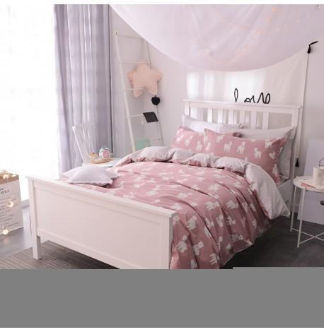 Полуторный комплект постельного белья White Dog (хлопок)