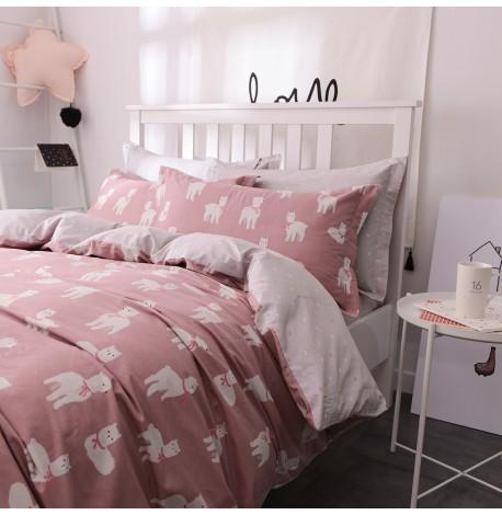 Полуторный комплект постельного белья White Dog (хлопок)