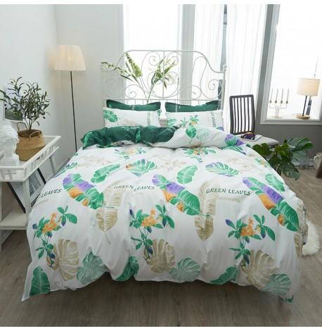 Полуторный комплект постельного белья Green Leaves