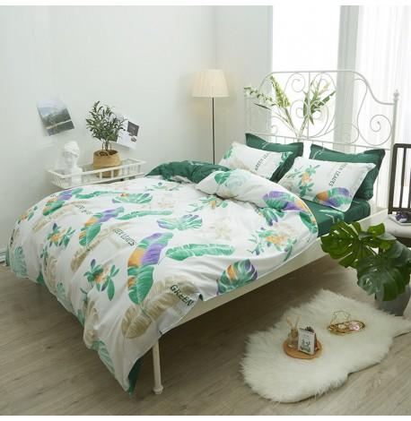 Полуторный комплект постельного белья Green Leaves