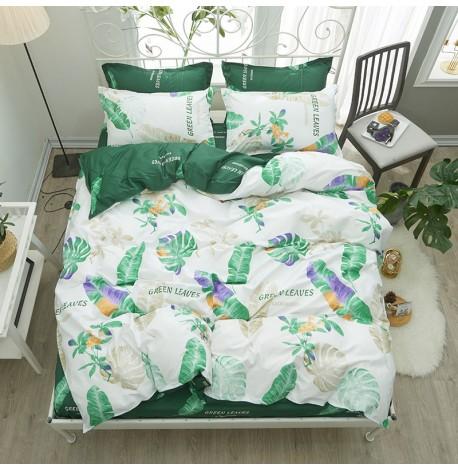 Полуторный комплект постельного белья Green Leaves