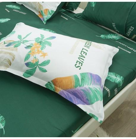 Полуторный комплект постельного белья Green Leaves