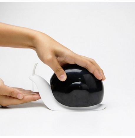 Дозатор для рідкого мила Escar Qualy (білий-чорний)