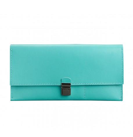 Шкіряний тревел-кейс Journey 2.0 (бірюзовий)