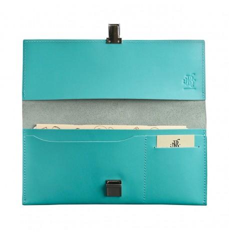 Шкіряний тревел-кейс Journey 2.0 (бірюзовий)