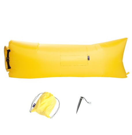 Надувной шезлонг-лежак Oxford (желтый)