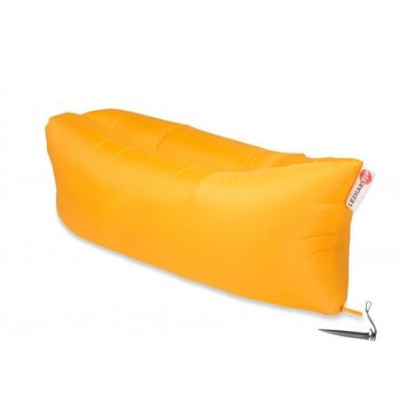 Надувной шезлонг-лежак RipStop (желтый)