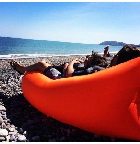 Надувной шезлонг-лежак RipStop (оранжевый)