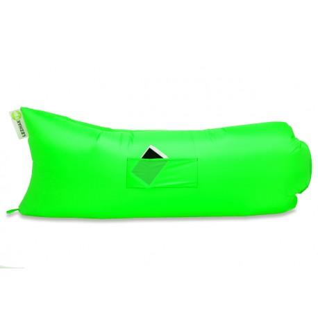 Надувной шезлонг-лежак RipStop (зеленый неон)
