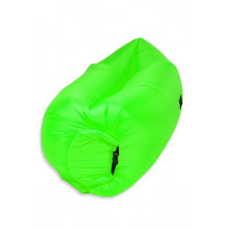 Надувной шезлонг-лежак RipStop (зеленый неон)