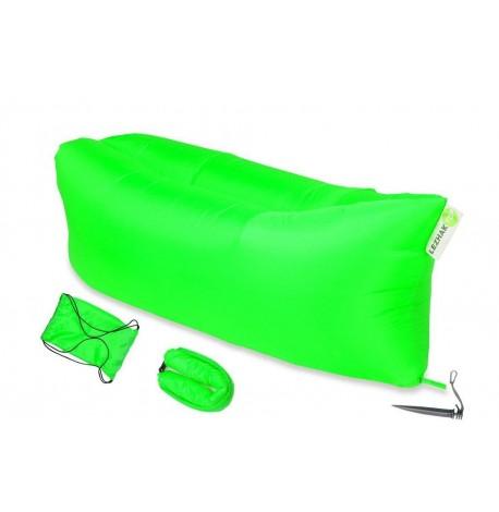 Надувной шезлонг-лежак RipStop (зеленый неон)