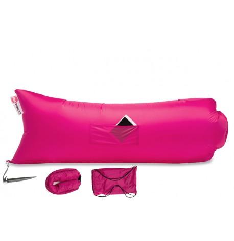 Надувной шезлонг-лежак RipStop (розовый)
