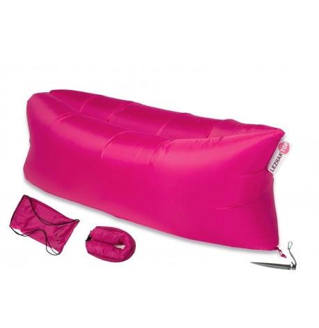 Надувной шезлонг-лежак RipStop (розовый)