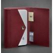 Шкіряний блокнот софт-бук 2.0 (бордовий)