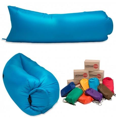 Надувной шезлонг-лежак Light (голубой)