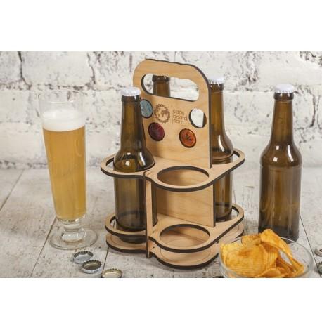 Ящик-переноска для пива Caps Box 4 Yellow