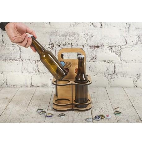 Ящик-переноска для пива Caps Box 4 Yellow