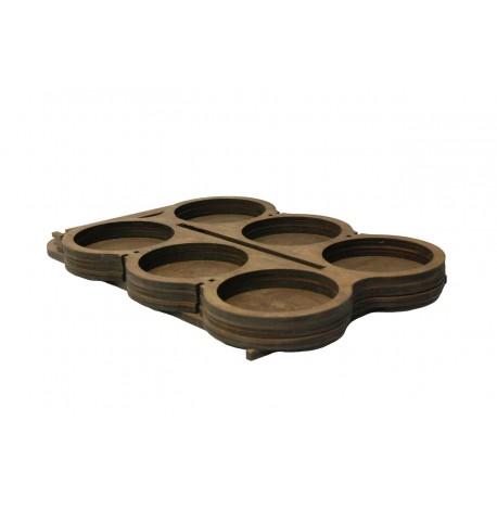 Ящик-переноска для пива Caps Box 6 Dark