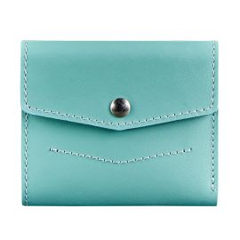 Кошелек женский из натуральной кожи 2.1 (бирюзовый)
