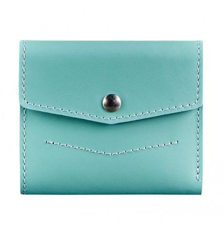 Кошелек женский из натуральной кожи 2.1 (бирюзовый)