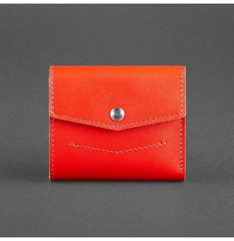 Кошелек женский из натуральной кожи 2.1 (ярко-красный)