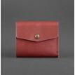 Кошелек женский из натуральной кожи 2.1 (кожа krast) бордовый