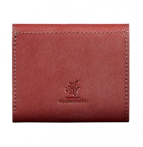 Кошелек женский из натуральной кожи 2.1 (кожа krast) бордовый