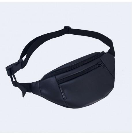 Поясная сумка-бананка черная