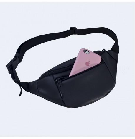 Поясная сумка-бананка черная