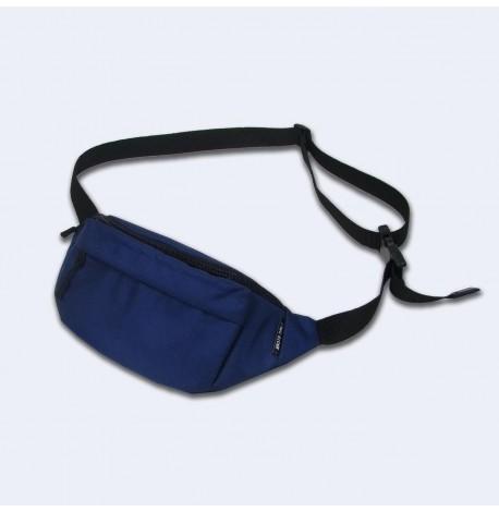 Поясная сумка-бананка синяя большая