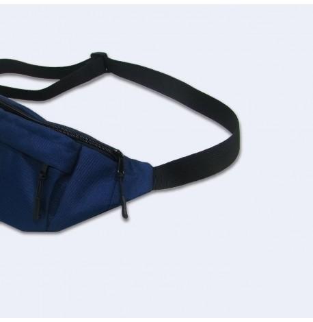 Поясная сумка-бананка синяя большая