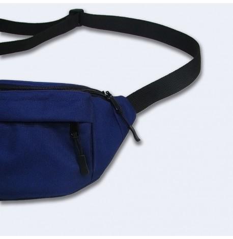 Поясная сумка-бананка синяя большая