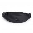 Поясна сумка-бананка чорна