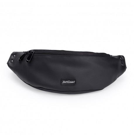 Поясна сумка-бананка чорна