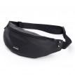Поясна сумка-бананка чорна