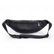 Поясна сумка-бананка чорна