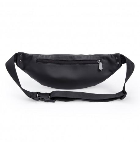 Поясна сумка-бананка чорна