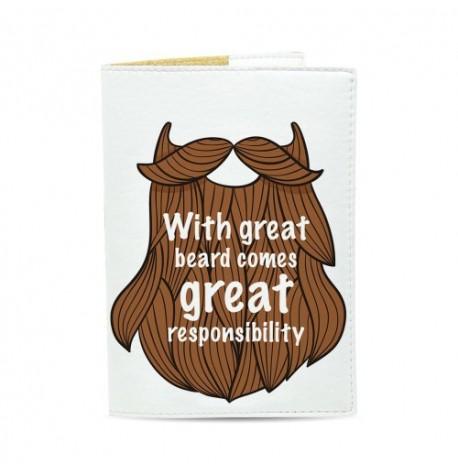Обложка на паспорт "Борода"