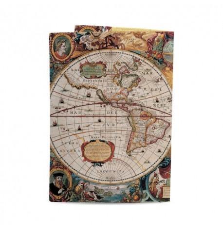 Обложка на паспорт "Древняя карта мира"