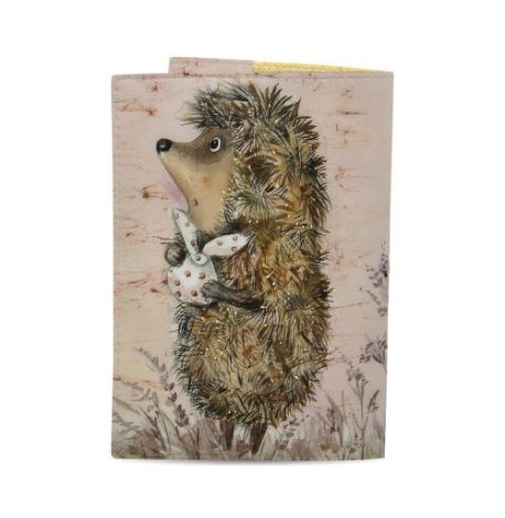 Обкладинка на паспорт "Їжачок в тумані"