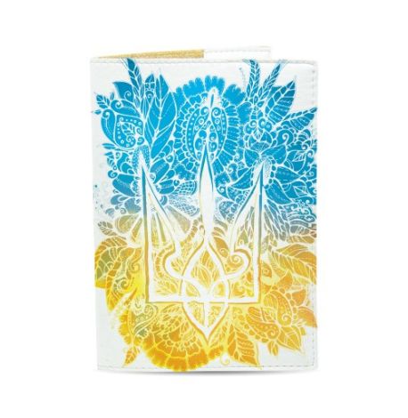 Обложка на паспорт "Цветочный герб"